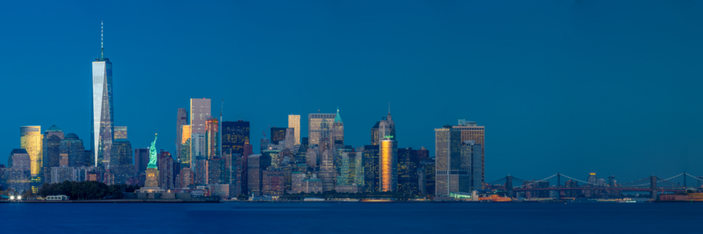 New York waterfront - Acrilico Impresion Directa Brillo